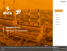 Tablet Screenshot of elsta.pl